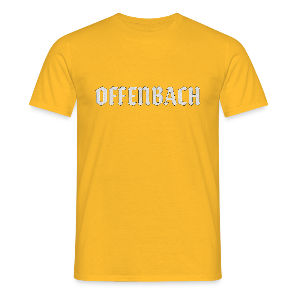 Männer T-Shirt - Gelb