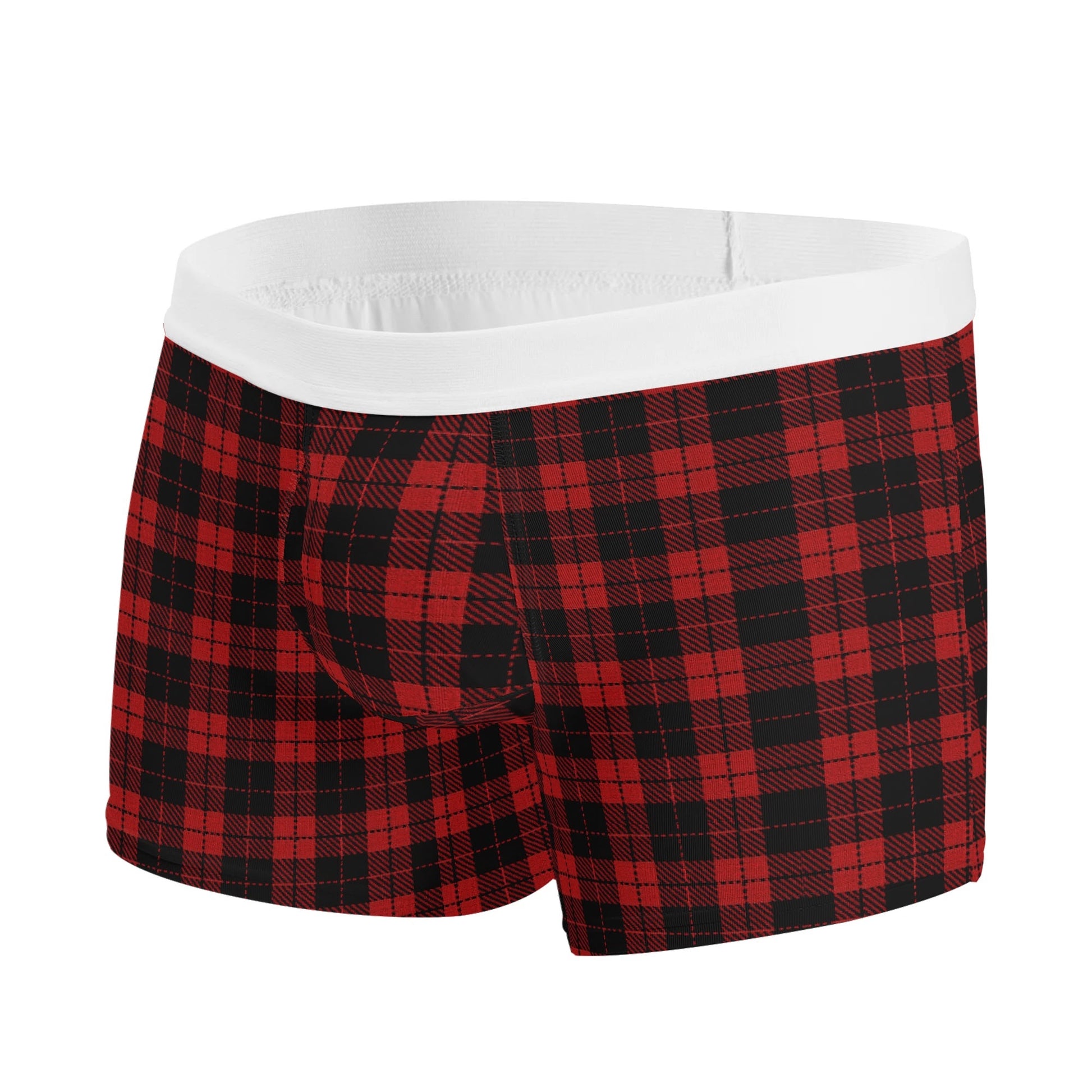 069 Herren Boxershorts im Karo-Muster – Komfort & Style im Frankfurt-Look