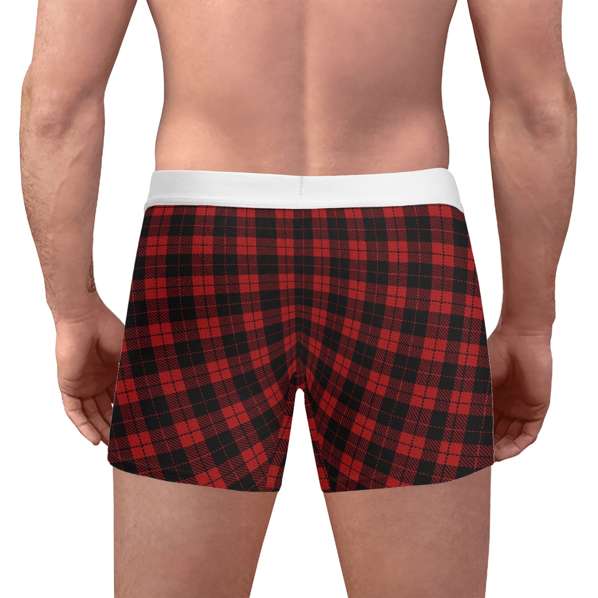 069 Herren Boxershorts im Karo-Muster – Komfort & Style im Frankfurt-Look
