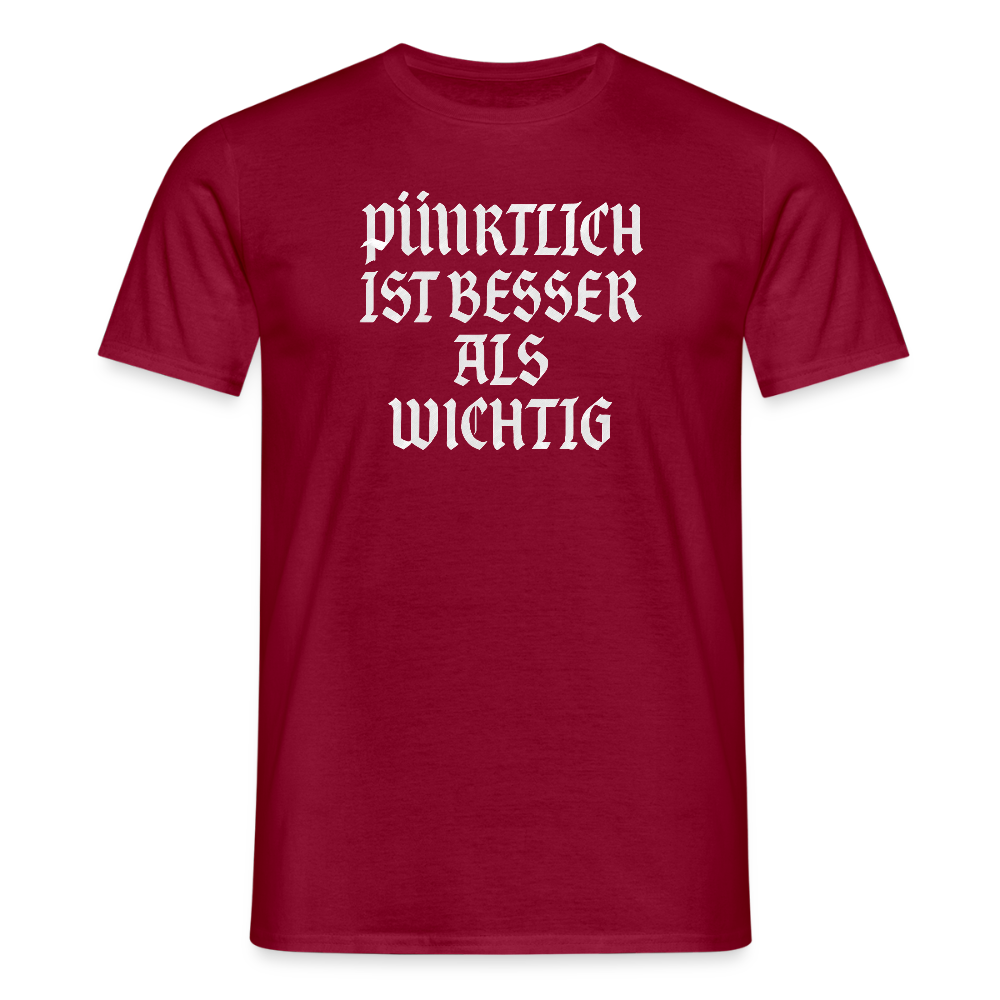 Männer T-Shirt - Ziegelrot