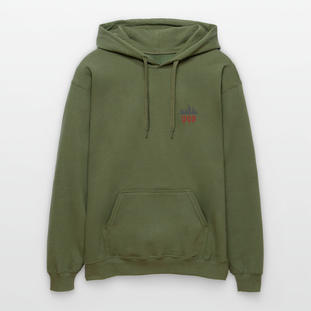 Hoodie1 - Militärgrün