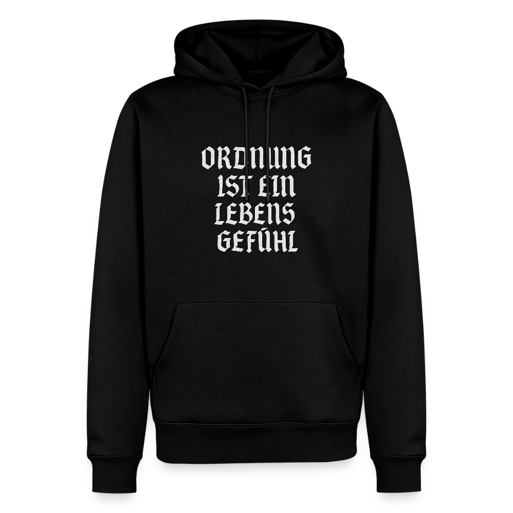 Männer Premium Hoodie - Schwarz