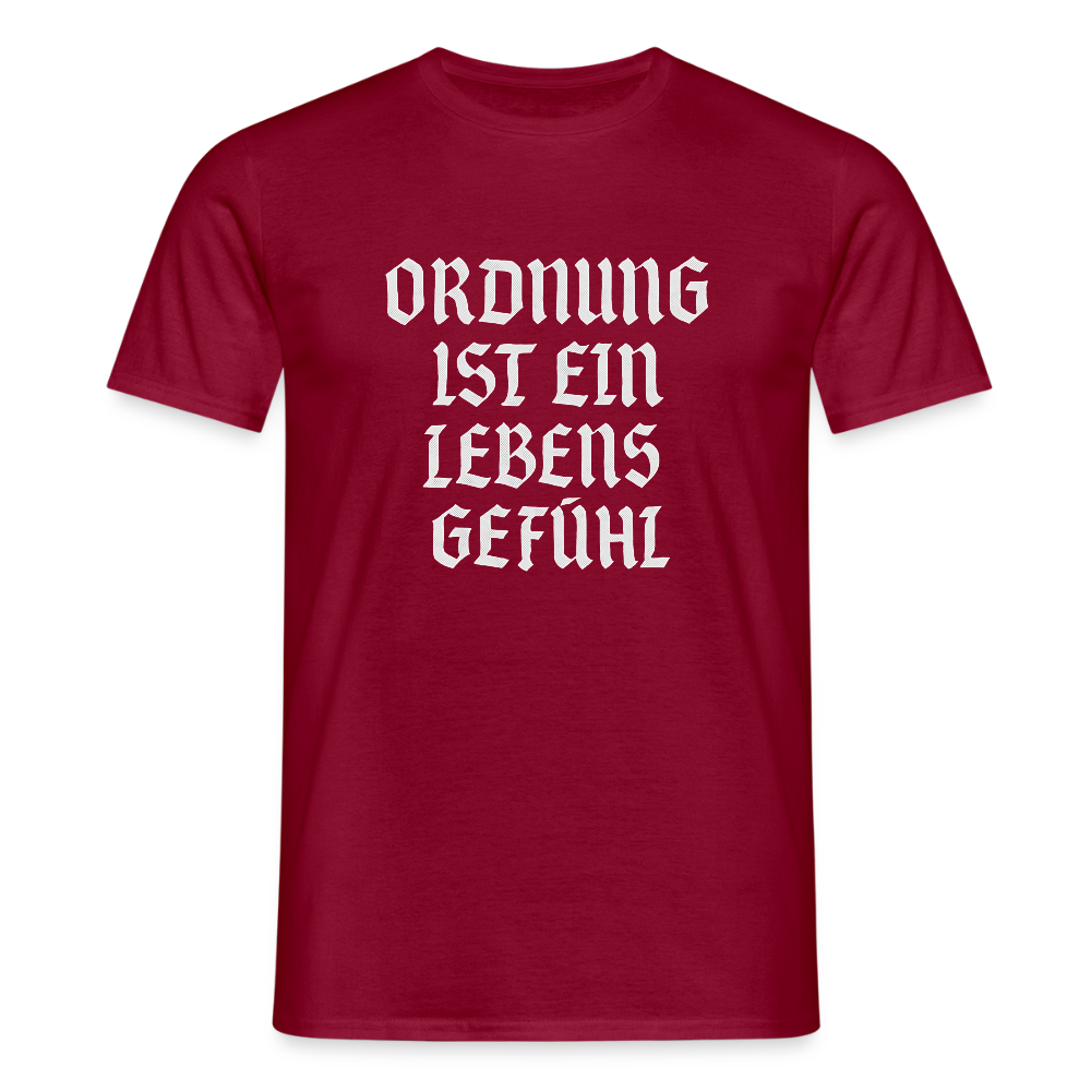 Männer T-Shirt - Ziegelrot
