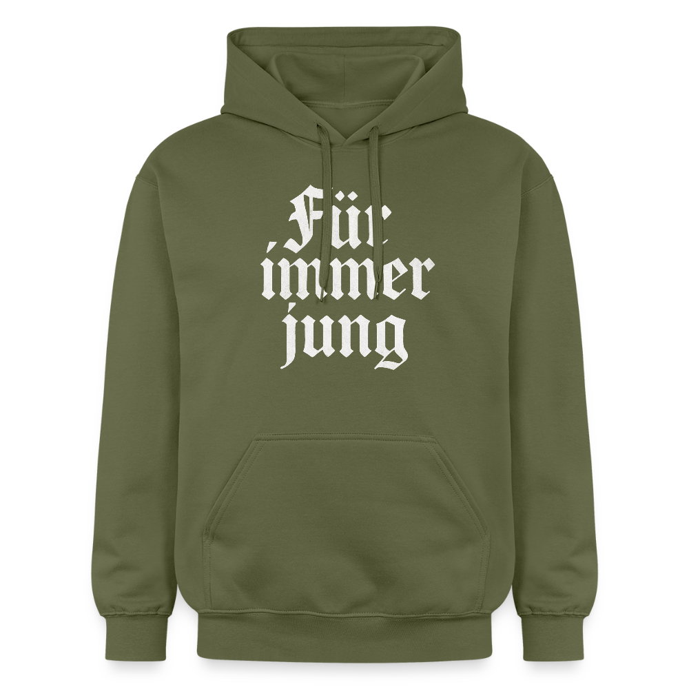 Hoodie3 - Militärgrün