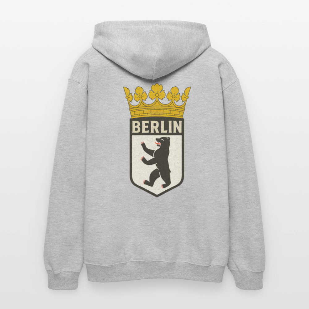 Hoodie4 - Hellgrau meliert