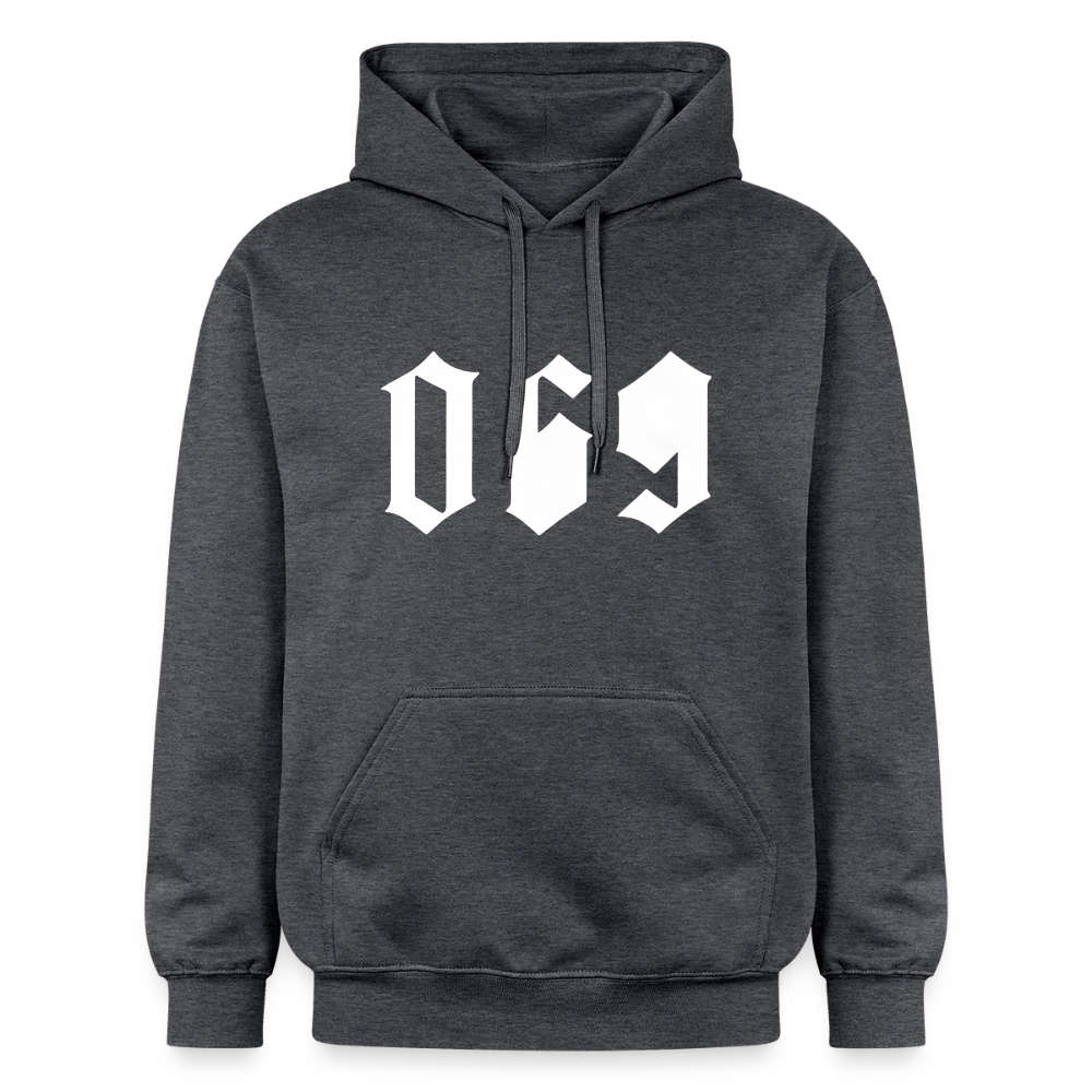 Gildan Unisex Softstyle® Midweight Hoodie - Dunkelgrau meliert