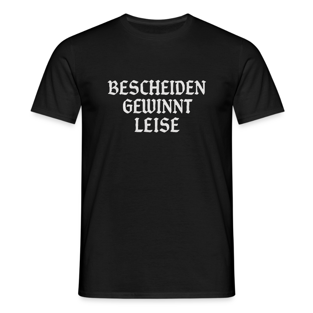 Männer T-Shirt - Schwarz