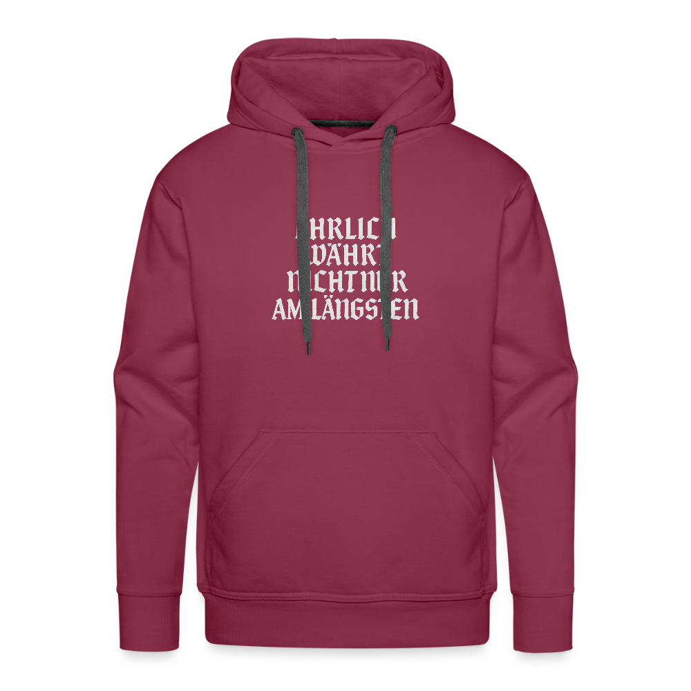 Männer Premium Hoodie - Bordeaux