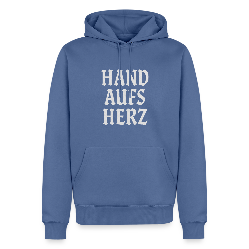 Männer Premium Hoodie - Taubenblau