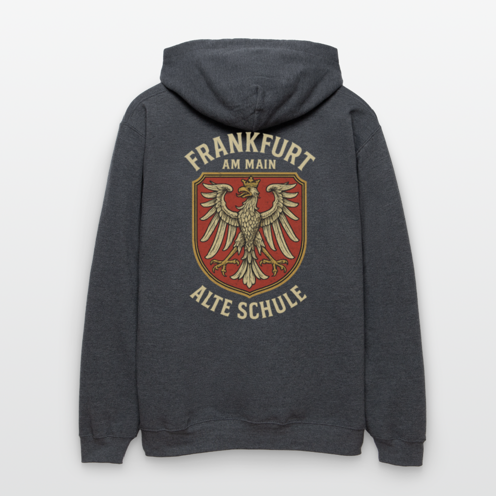 Hoodie2 - Dunkelgrau meliert