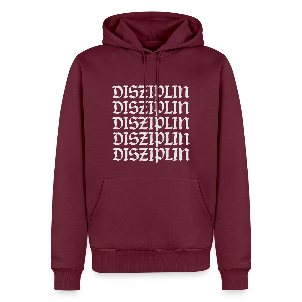 Männer Premium Hoodie - Burgunderrot