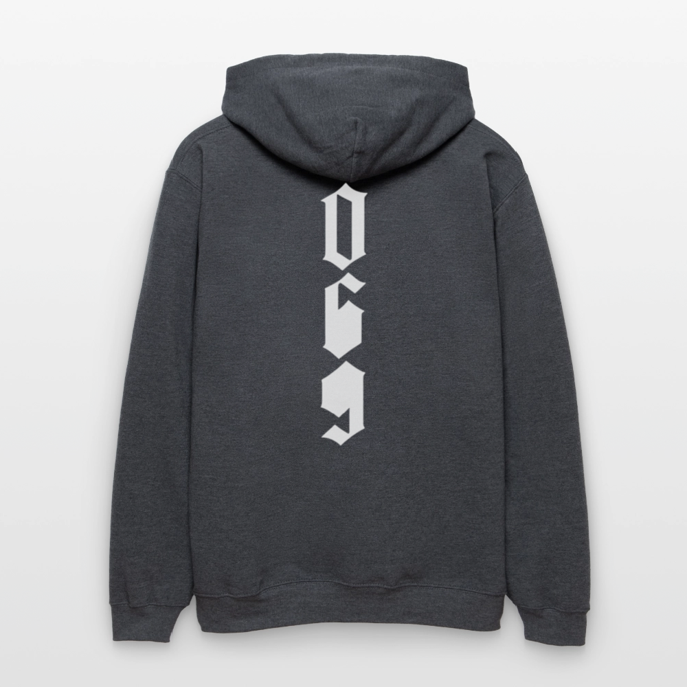 Gildan Unisex Softstyle® Midweight Hoodie - Dunkelgrau meliert
