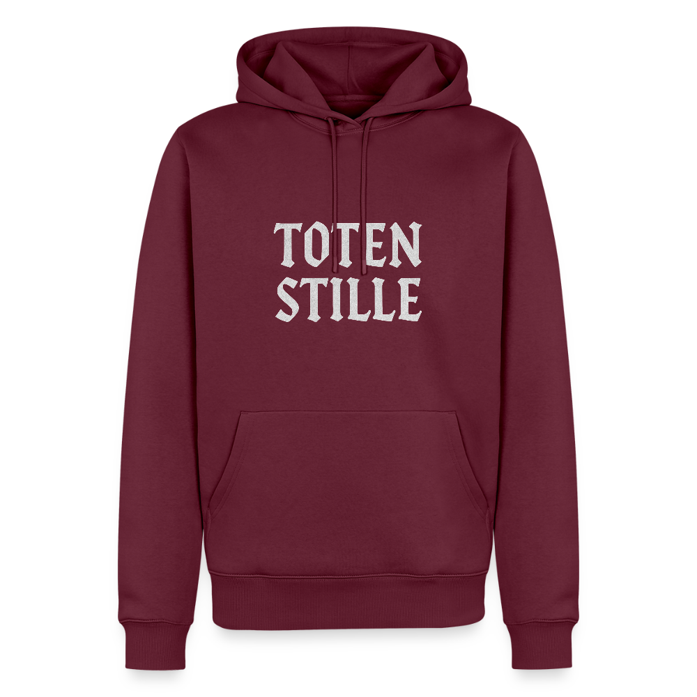 Männer Premium Hoodie - Burgunderrot