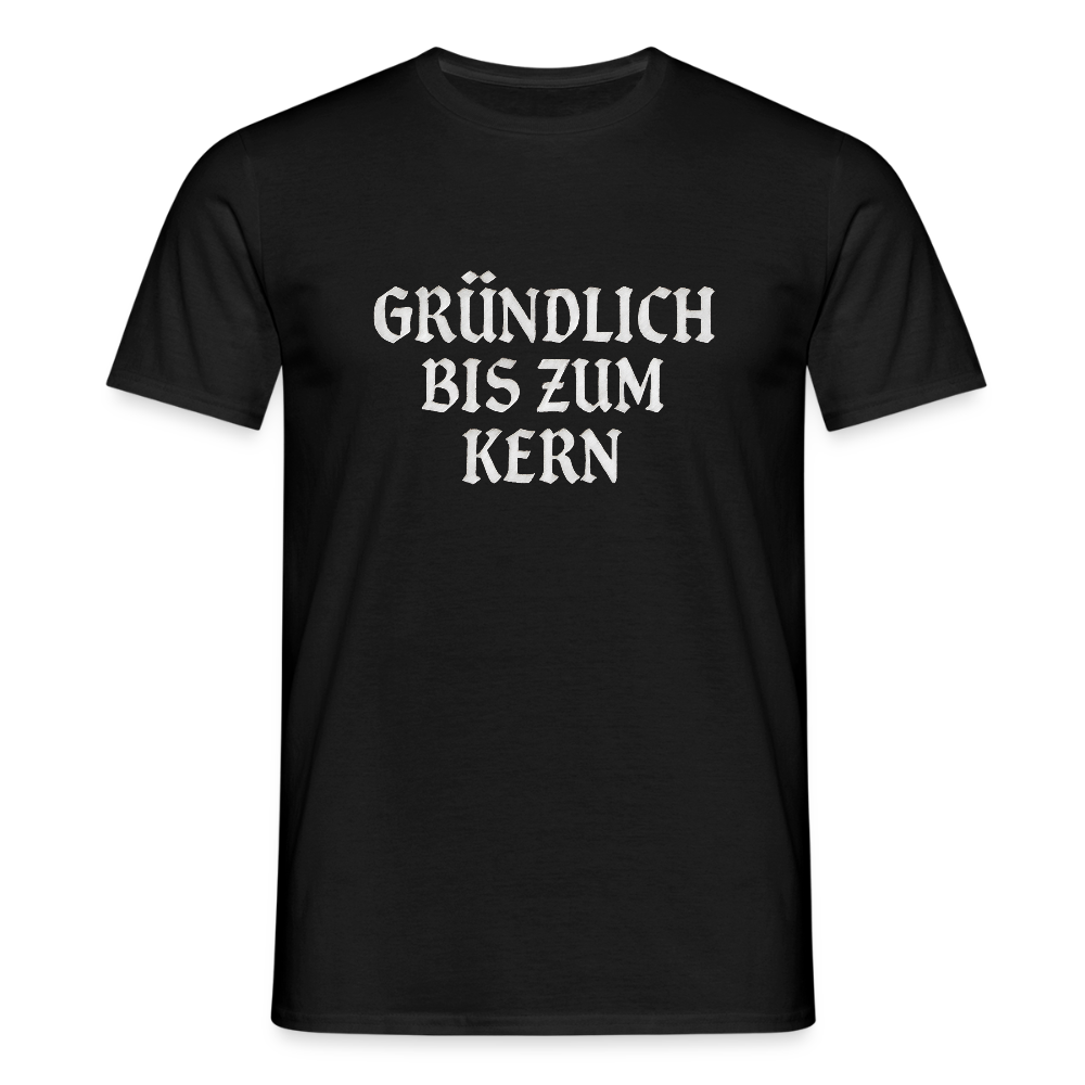 Männer T-Shirt - Schwarz