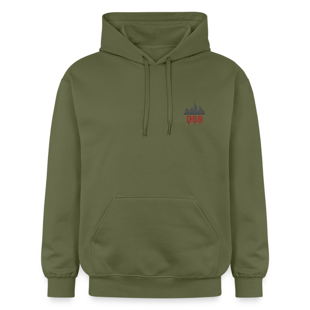 Hoodie1 - Militärgrün