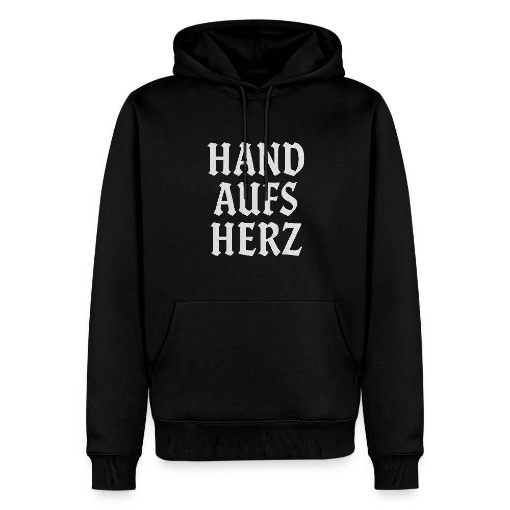 Männer Premium Hoodie - Schwarz