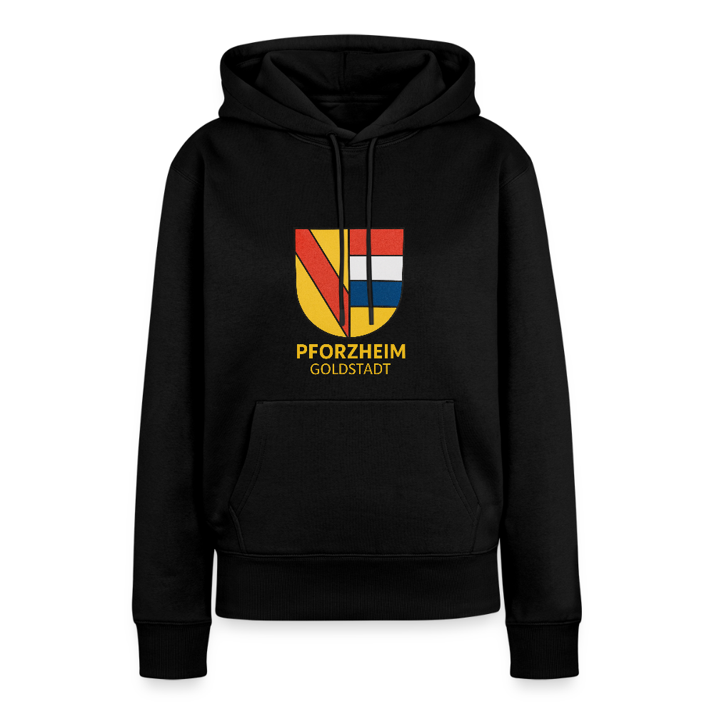Frauen Premium Hoodie - Schwarz