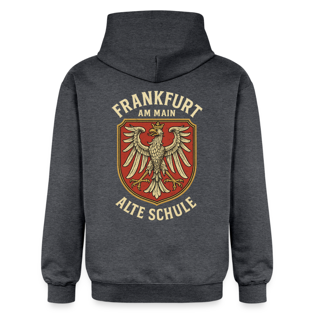 Hoodie2 - Dunkelgrau meliert
