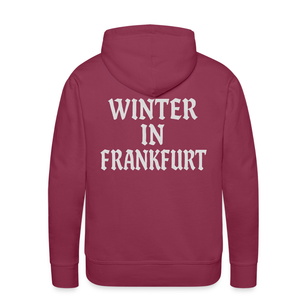 Männer Premium Hoodie - Bordeaux