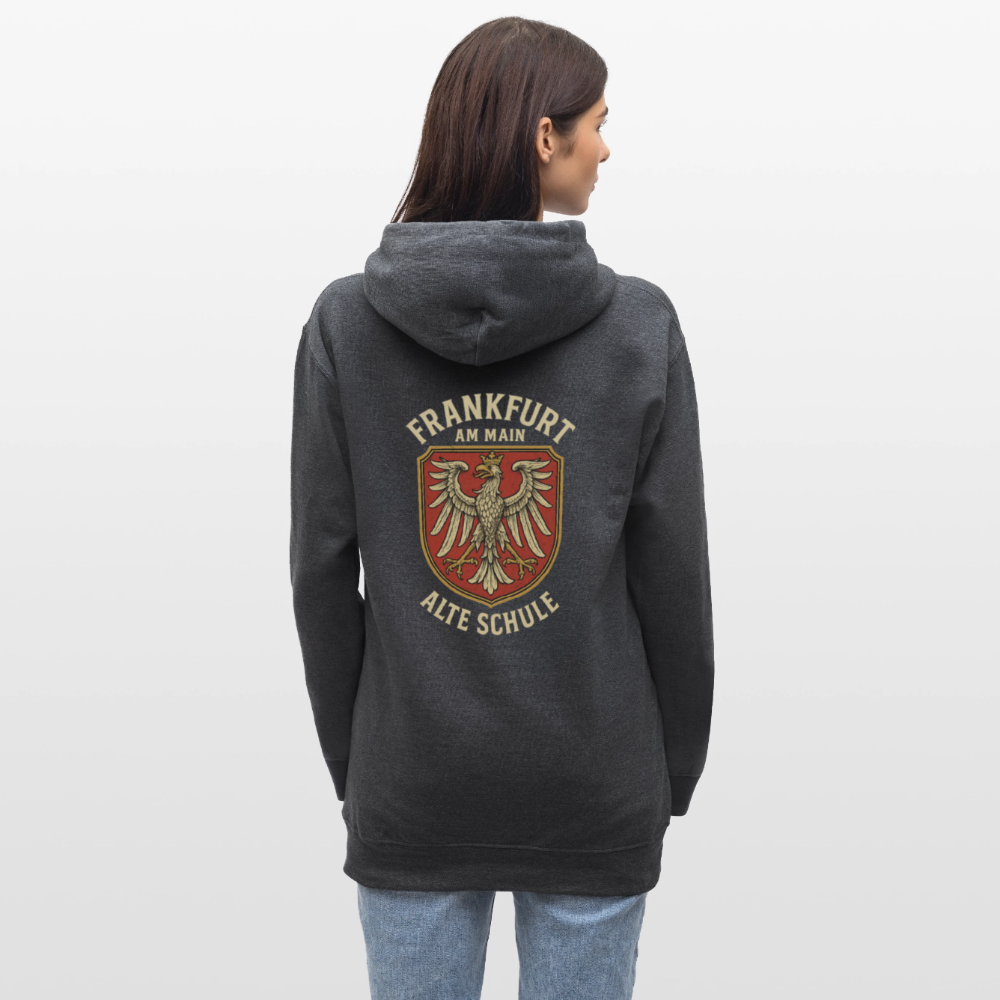 Hoodie2 - Dunkelgrau meliert