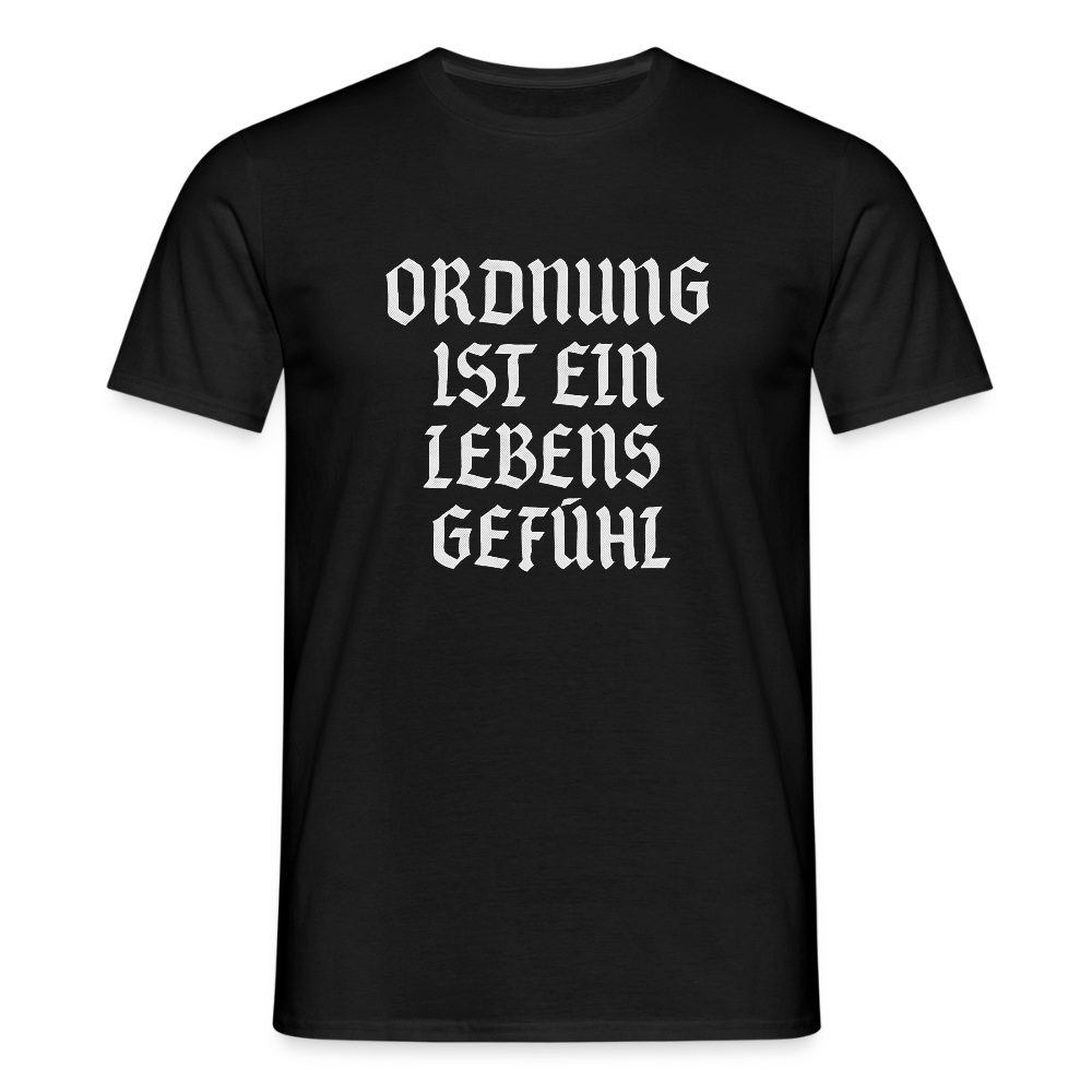 Männer T-Shirt - Schwarz