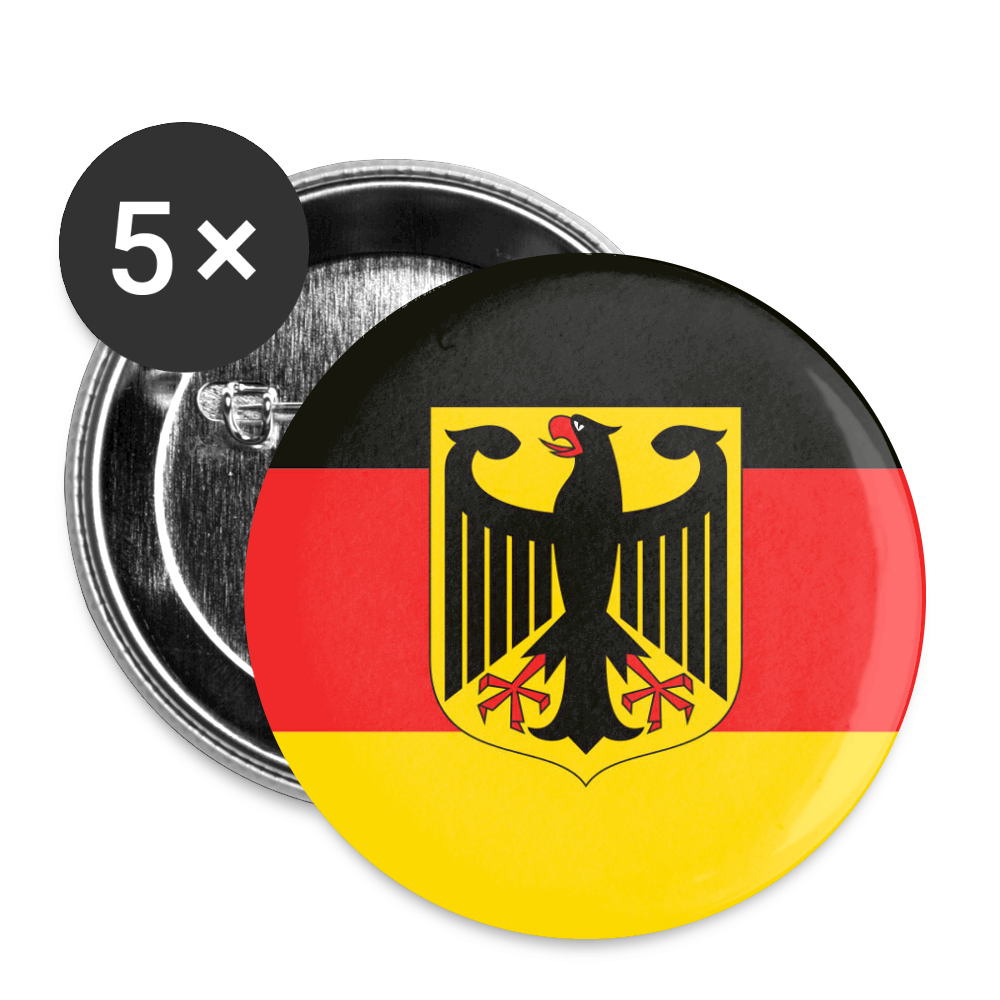 BRD Fahne Anstecker - Weiß