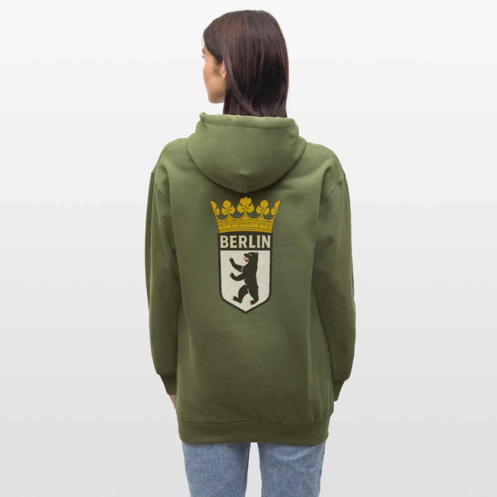 Hoodie4 - Militärgrün