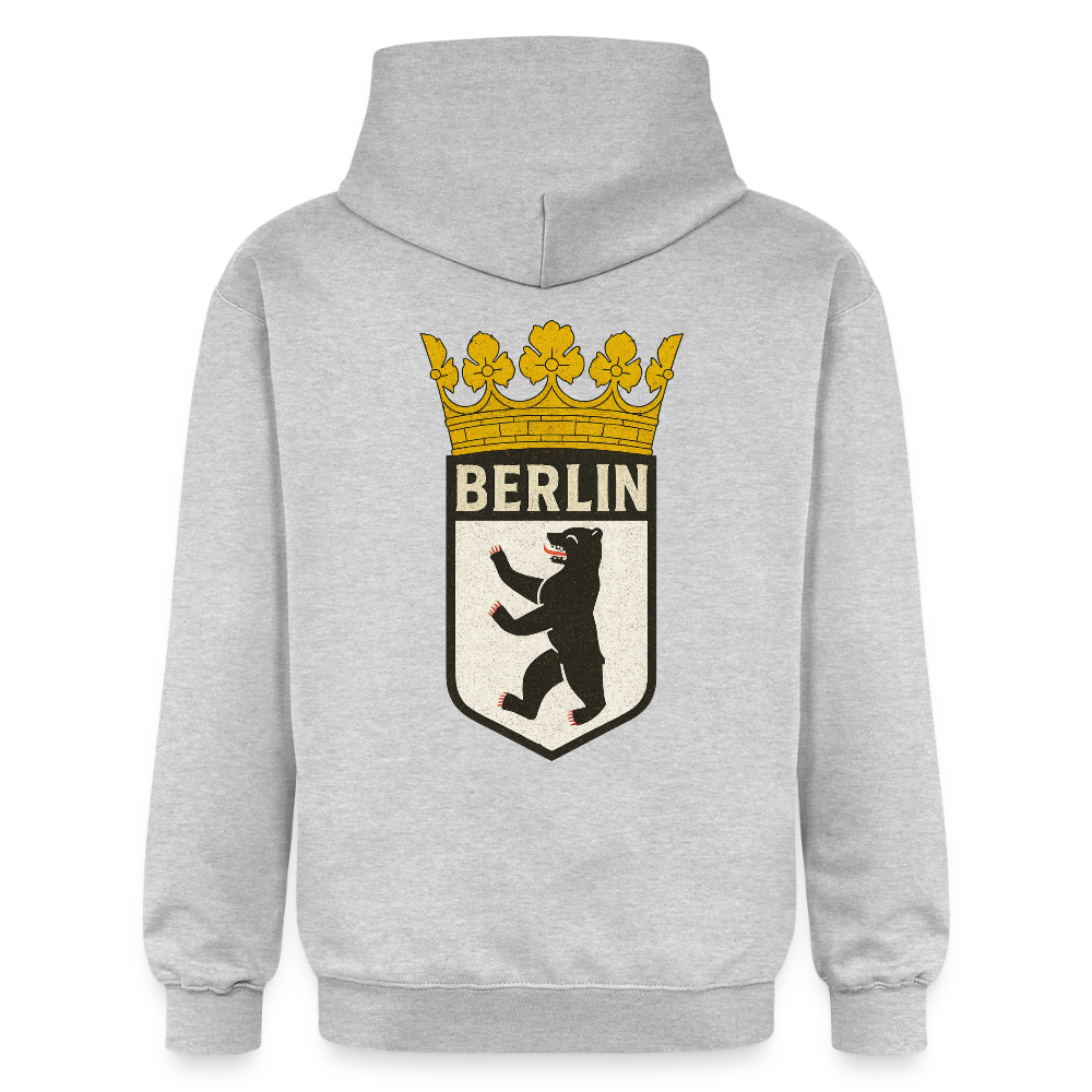 Hoodie4 - Hellgrau meliert