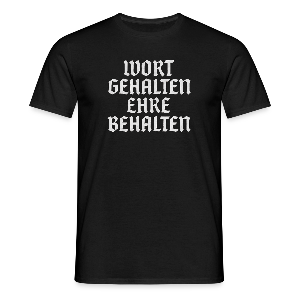 Männer T-Shirt - Schwarz