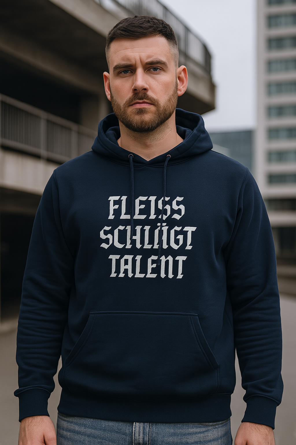 Fleiß schlägt Talent Hoodie