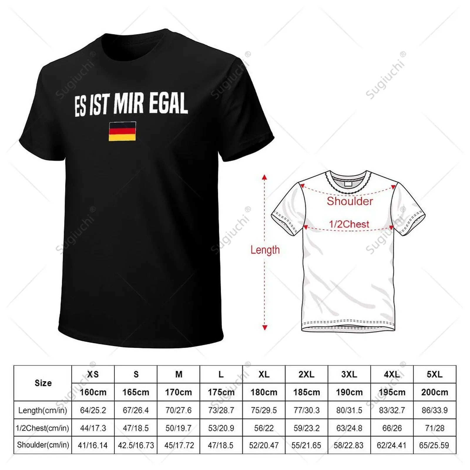ES IST MIR EGAL T-Shirt – Unisex Baumwolle