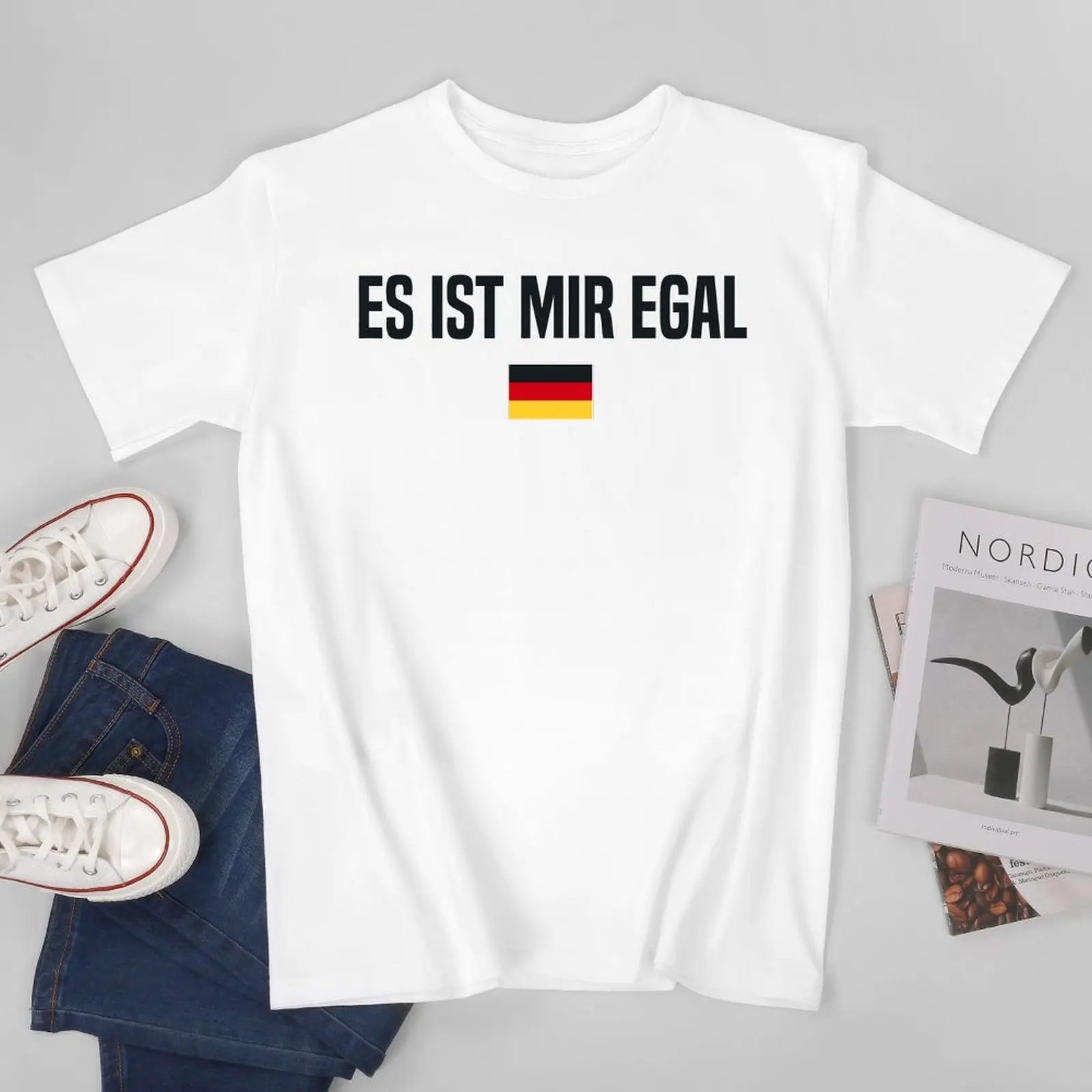 ES IST MIR EGAL T-Shirt – Unisex Baumwolle