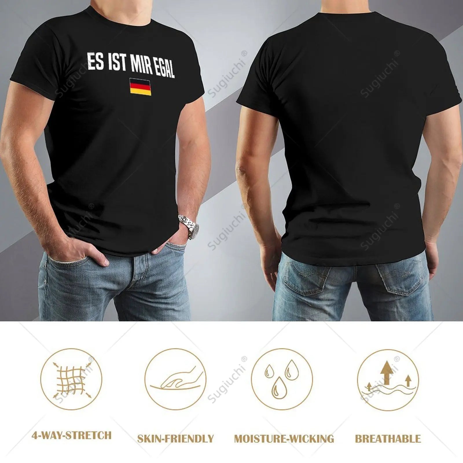 ES IST MIR EGAL T-Shirt – Unisex Baumwolle